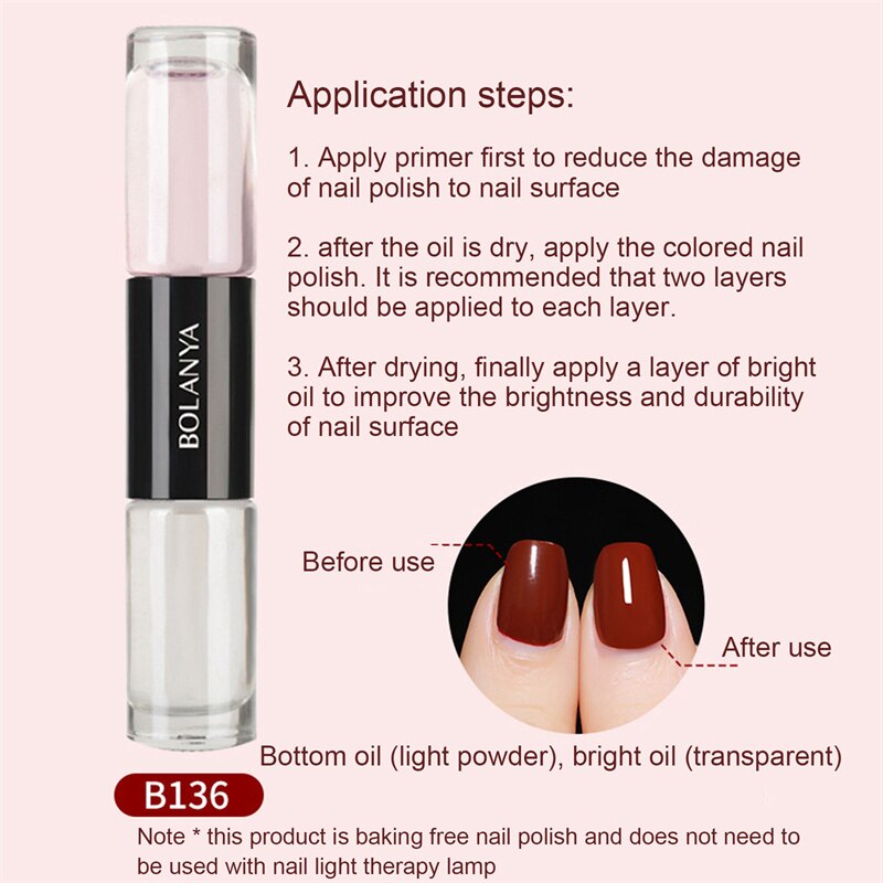 Nail Polish Double-Headed